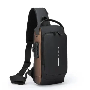 Men’s PU Leather Crossbody Bag