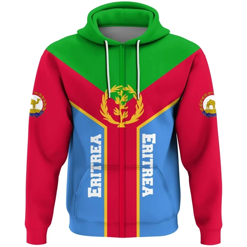 Eritrea Zip Hoodie - Image 2