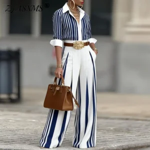 Striped Elegance Set