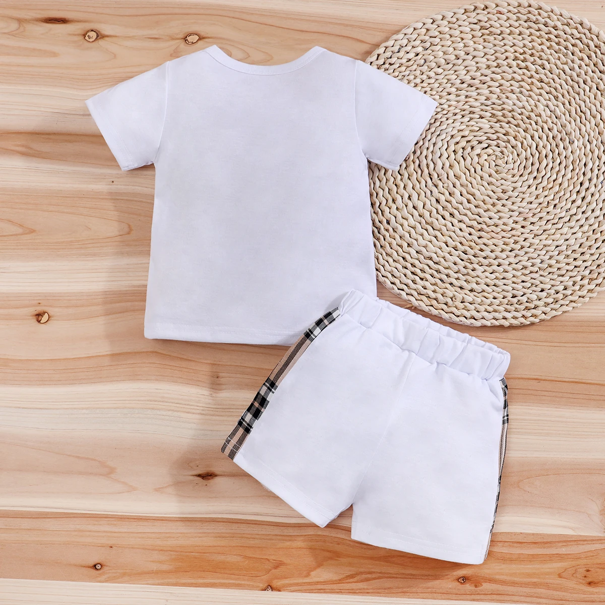 Baby Bear Print Outfit Set - Image 2