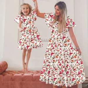Mother & Daughter Floral Dress