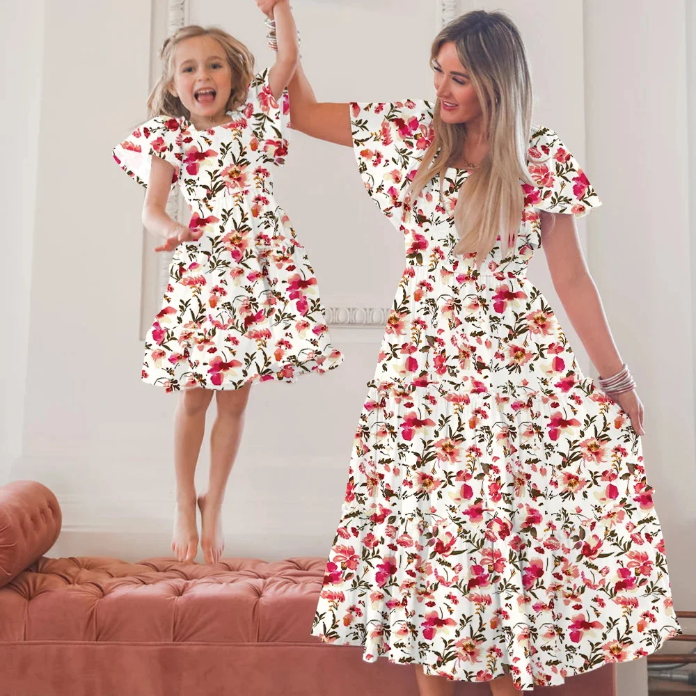Mother & Daughter Floral Dress