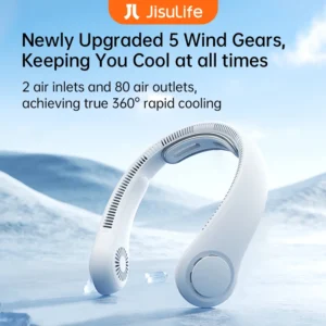 JISULIFE Portable Neck Fan