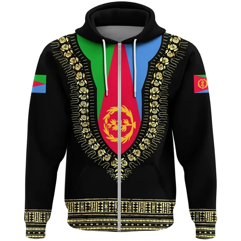 Eritrea Zip Hoodie - Image 3