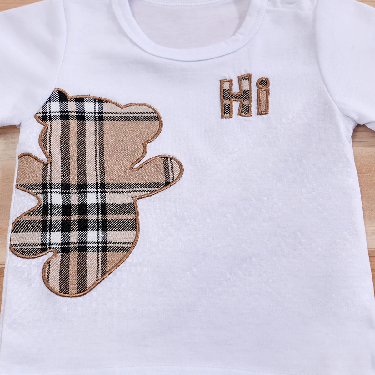 Baby Bear Print Outfit Set - Image 5