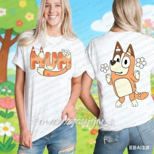Bluey Family Oversized Top