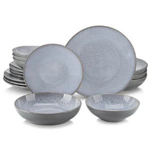 vancasso Embossed Stoneware Tableware Set