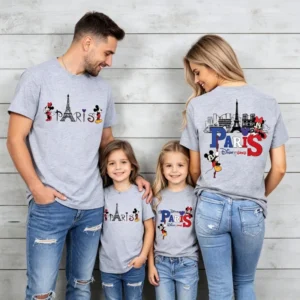 Retro Paris Family T-Shirt