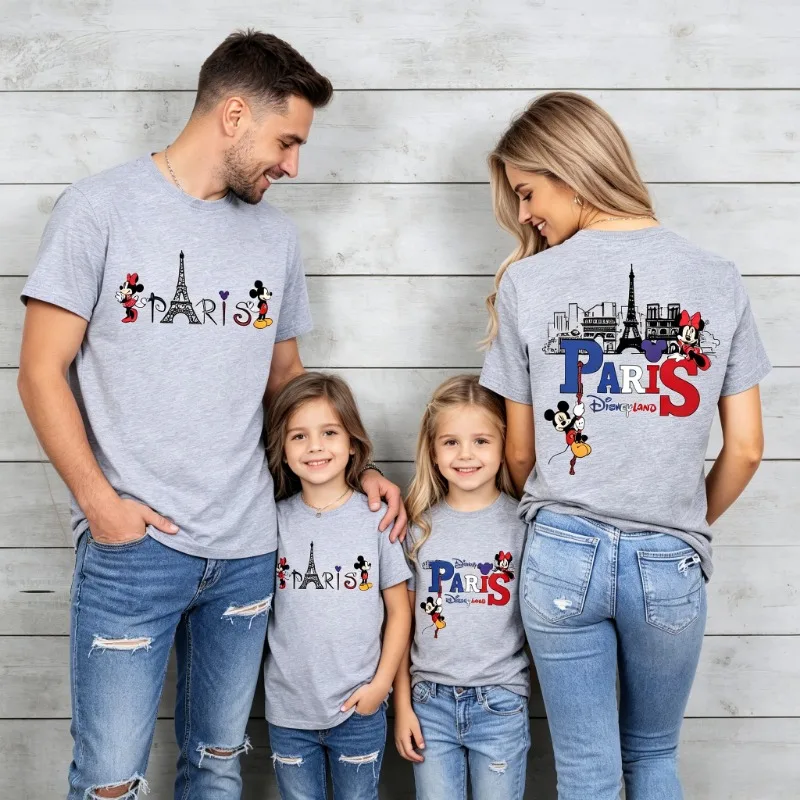 Retro Paris Family T-Shirt