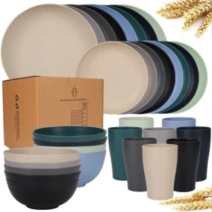 Wheat Straw Tableware Set