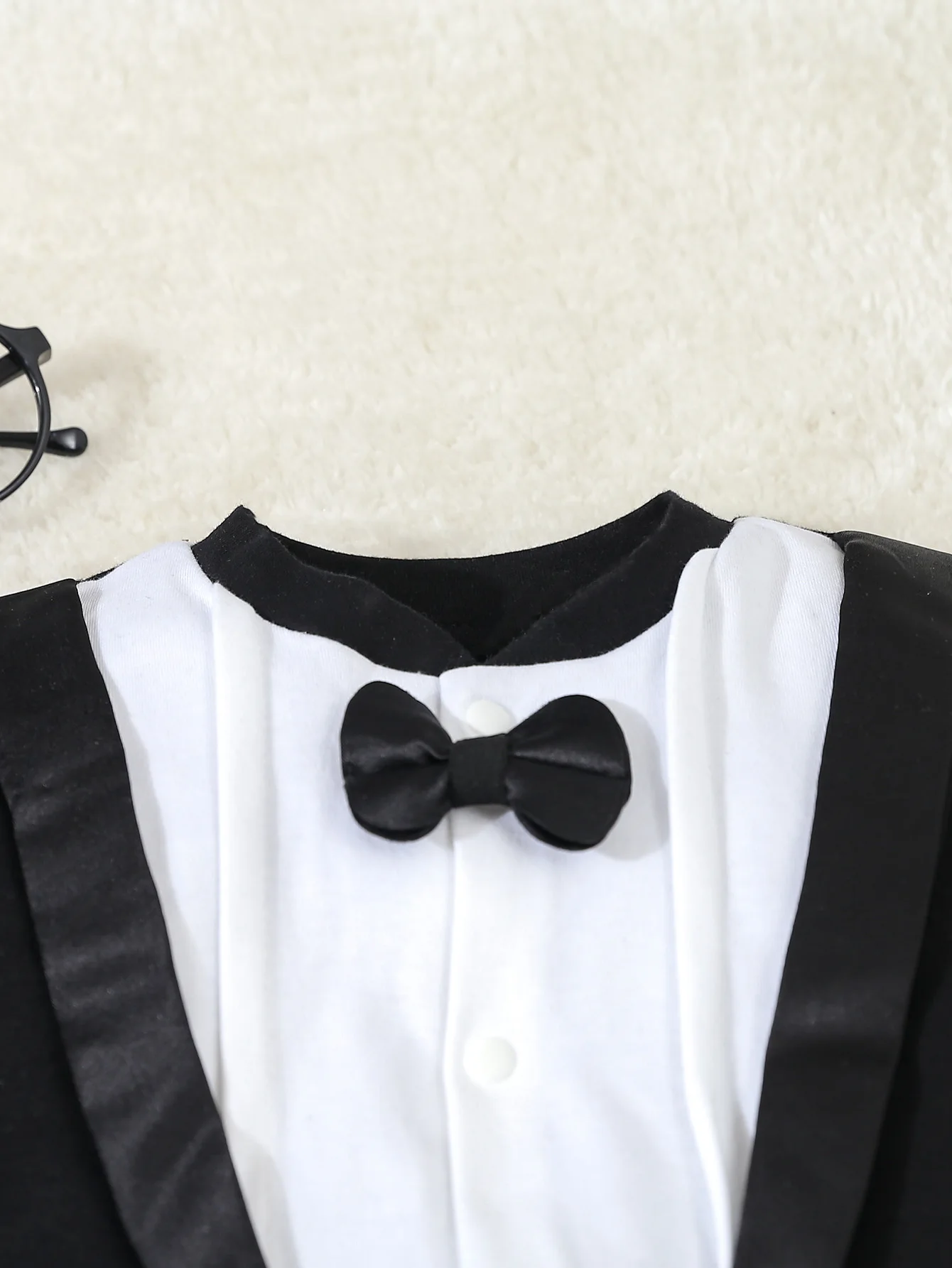 Infant Gentleman Footed Romper - Image 3