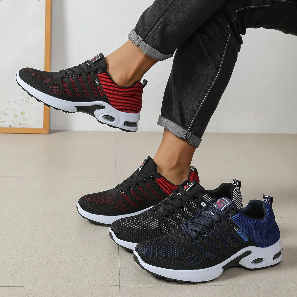 Men’s Breathable Mesh Sports Shoes - Image 5