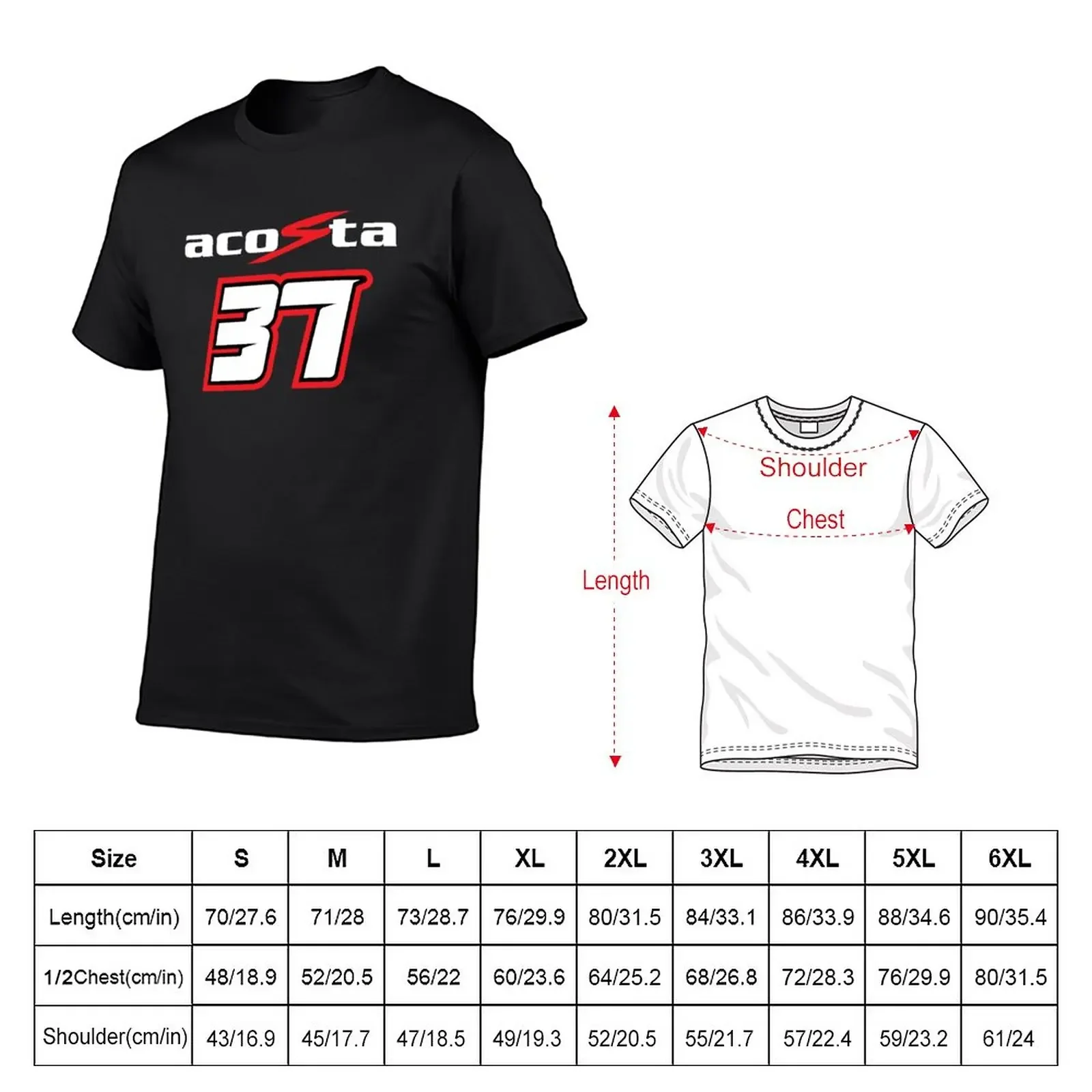 Pedro Acosta No. 37 Sports T-Shirt - Image 2